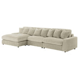 Blaine Sand Upholstered Reversible Sectional Sofa from Coaster - Luna Furniture