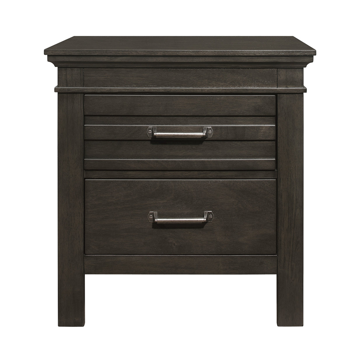 Blaire Farm Charcoal Gray Nightstand from Homelegance - Luna Furniture