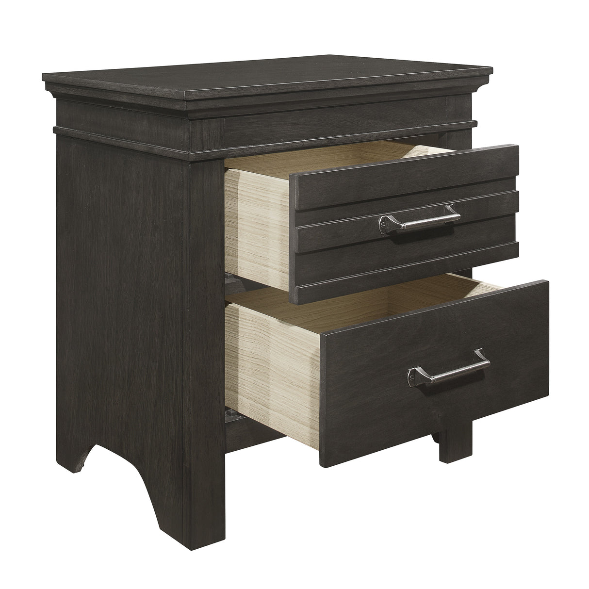 Blaire Farm Charcoal Gray Nightstand from Homelegance - Luna Furniture