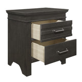 Blaire Farm Charcoal Gray Nightstand from Homelegance - Luna Furniture