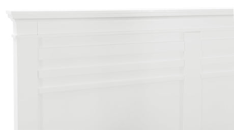 Blaire Farm White King Panel Bed from Homelegance - Luna Furniture