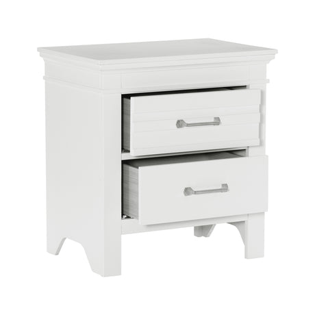 Blaire Farm White Nightstand from Homelegance - Luna Furniture