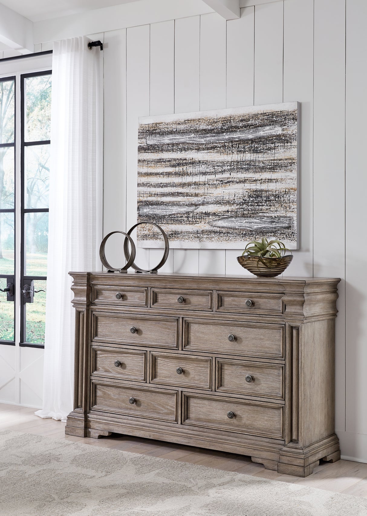 Blairhurst Light Grayish Brown Dresser - Luna Furniture Blairhurst Light Grayish Brown Dresser - Luna Furniture