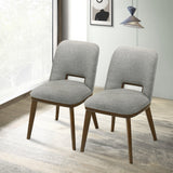 Blake Light Grey Fabric Dining Chair (Set of 2) from Ashcroft Furniture - Luna Furniture