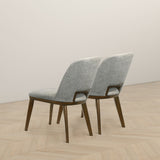 Blake Light Grey Fabric Dining Chair (Set of 2) from Ashcroft Furniture - Luna Furniture