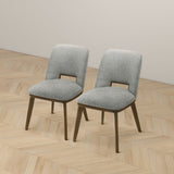 Blake Light Grey Fabric Dining Chair (Set of 2) from Ashcroft Furniture - Luna Furniture
