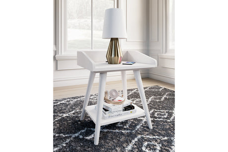 Blariden White Accent Table from Ashley - Luna Furniture