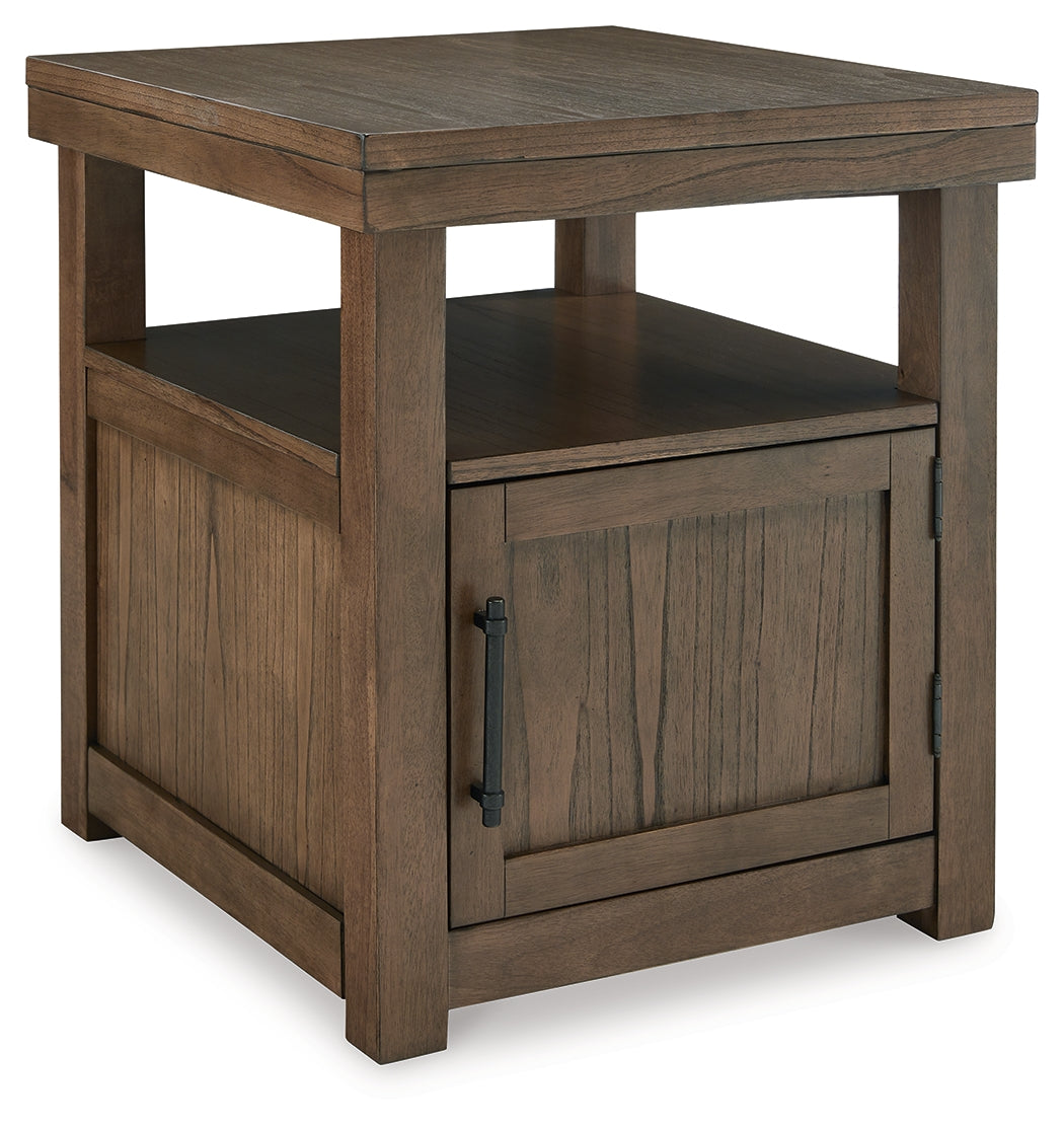 Boardernest Brown End Table - Luna Furniture