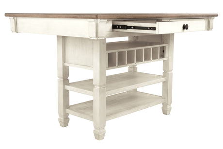 Bolanburg Antique White Counter Height Dining Table from Ashley - Luna Furniture