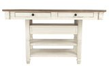 Bolanburg Antique White Counter Height Dining Table from Ashley - Luna Furniture