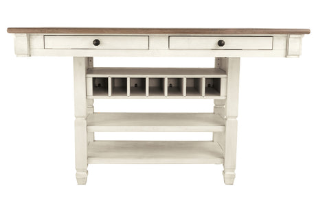 Bolanburg Antique White Counter Height Dining Table from Ashley - Luna Furniture