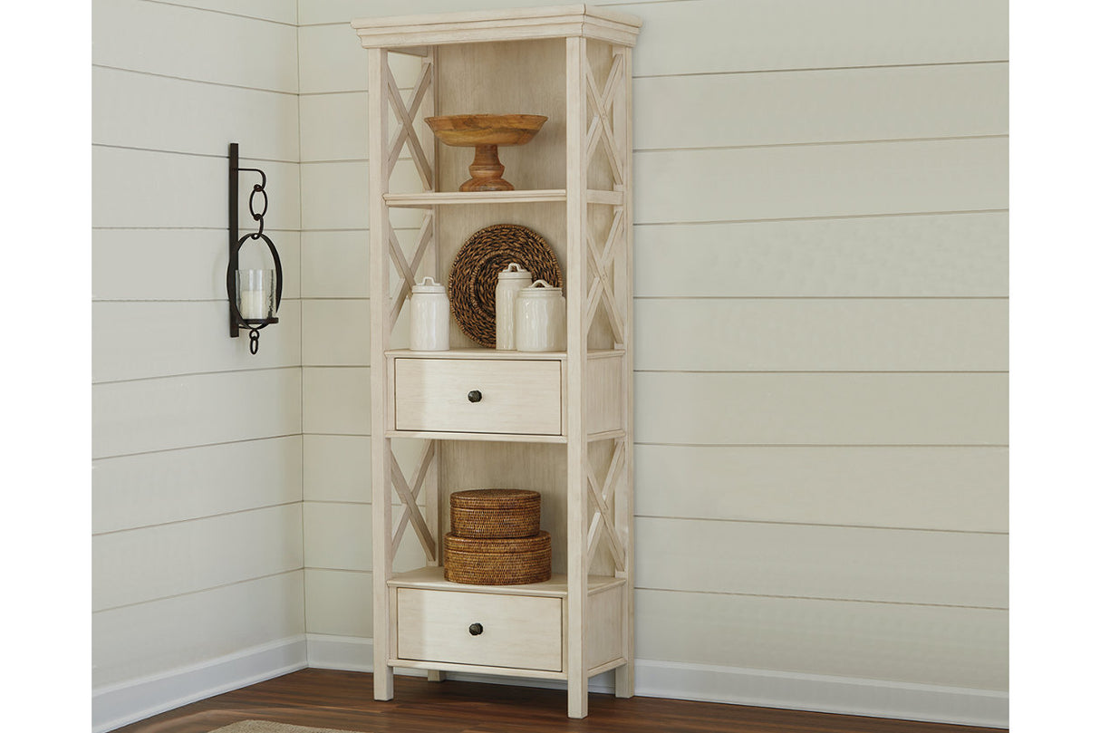 Bolanburg Antique White Display Cabinet from Ashley - Luna Furniture