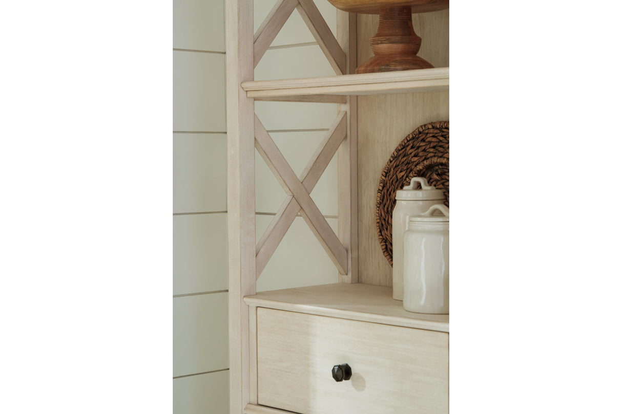 Bolanburg Antique White Display Cabinet from Ashley - Luna Furniture