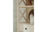 Bolanburg Antique White Display Cabinet from Ashley - Luna Furniture