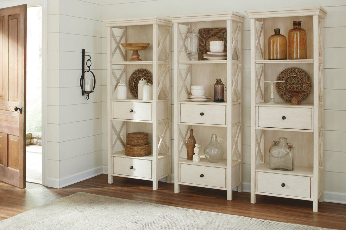 Bolanburg Antique White Display Cabinet from Ashley - Luna Furniture