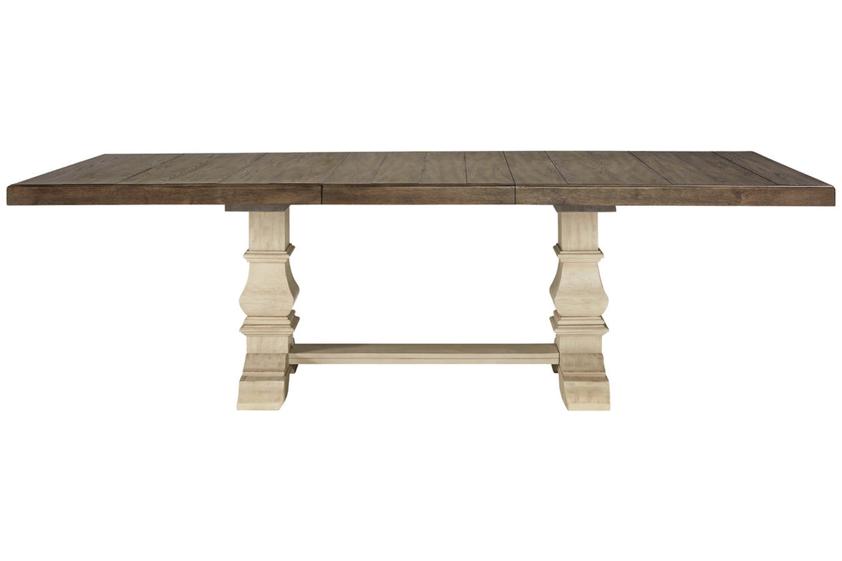 Bolanburg Antique White Extention Dining Table from Ashley - Luna Furniture