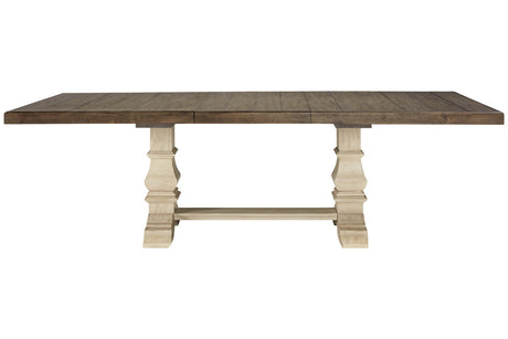 Bolanburg Antique White Extention Dining Table from Ashley - Luna Furniture
