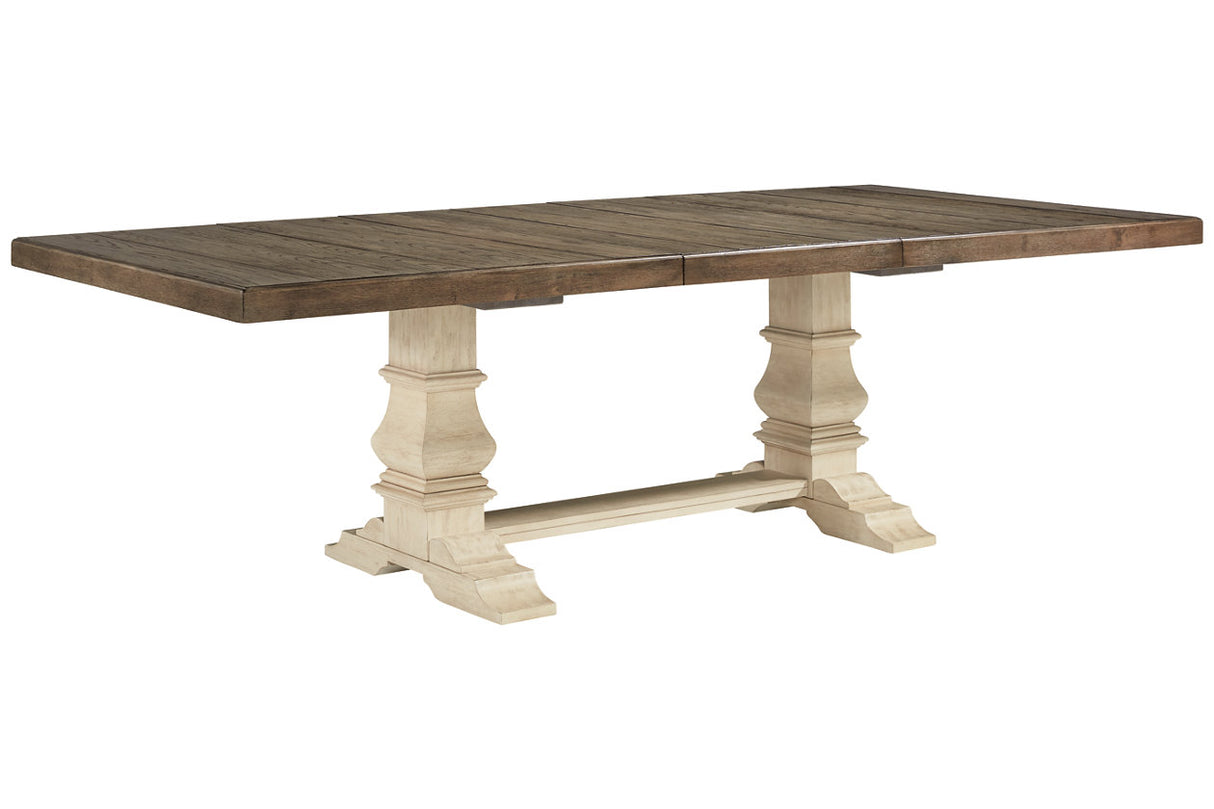 Bolanburg Antique White Extention Dining Table from Ashley - Luna Furniture