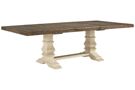 Bolanburg Antique White Extention Dining Table from Ashley - Luna Furniture