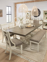 Bolanburg Antique White Two-tone Extendable Dining Set from Ashley - Luna Furniture