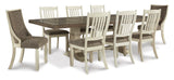 Bolanburg Antique White Two-tone Extendable Dining Set from Ashley - Luna Furniture