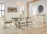 Bolanburg Antique White Two-tone Extendable Dining Set from Ashley - Luna Furniture