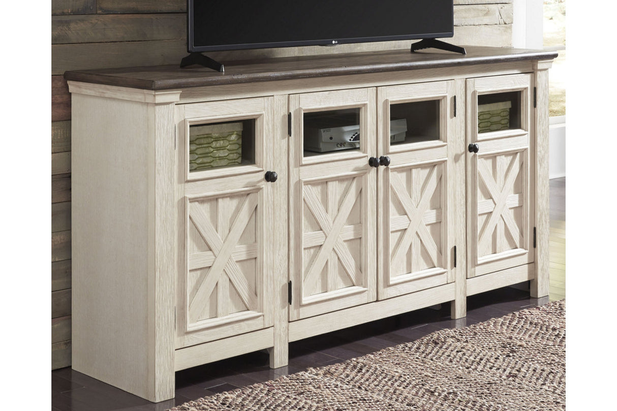 Bolanburg Two-tone 74" TV Stand from Ashley - Luna Furniture