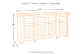 Bolanburg Two-tone 74" TV Stand from Ashley - Luna Furniture