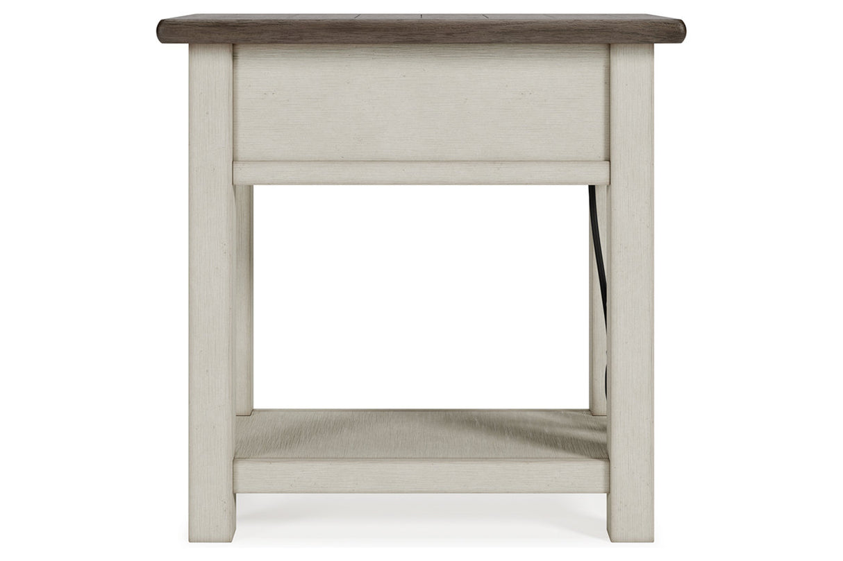 Bolanburg Two-tone Chairside End Table from Ashley - Luna Furniture