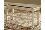 Bolanburg Two-tone Counter Height Bench from Ashley - Luna Furniture