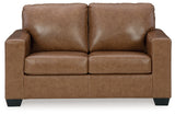 Bolsena Caramel Loveseat from Ashley - Luna Furniture