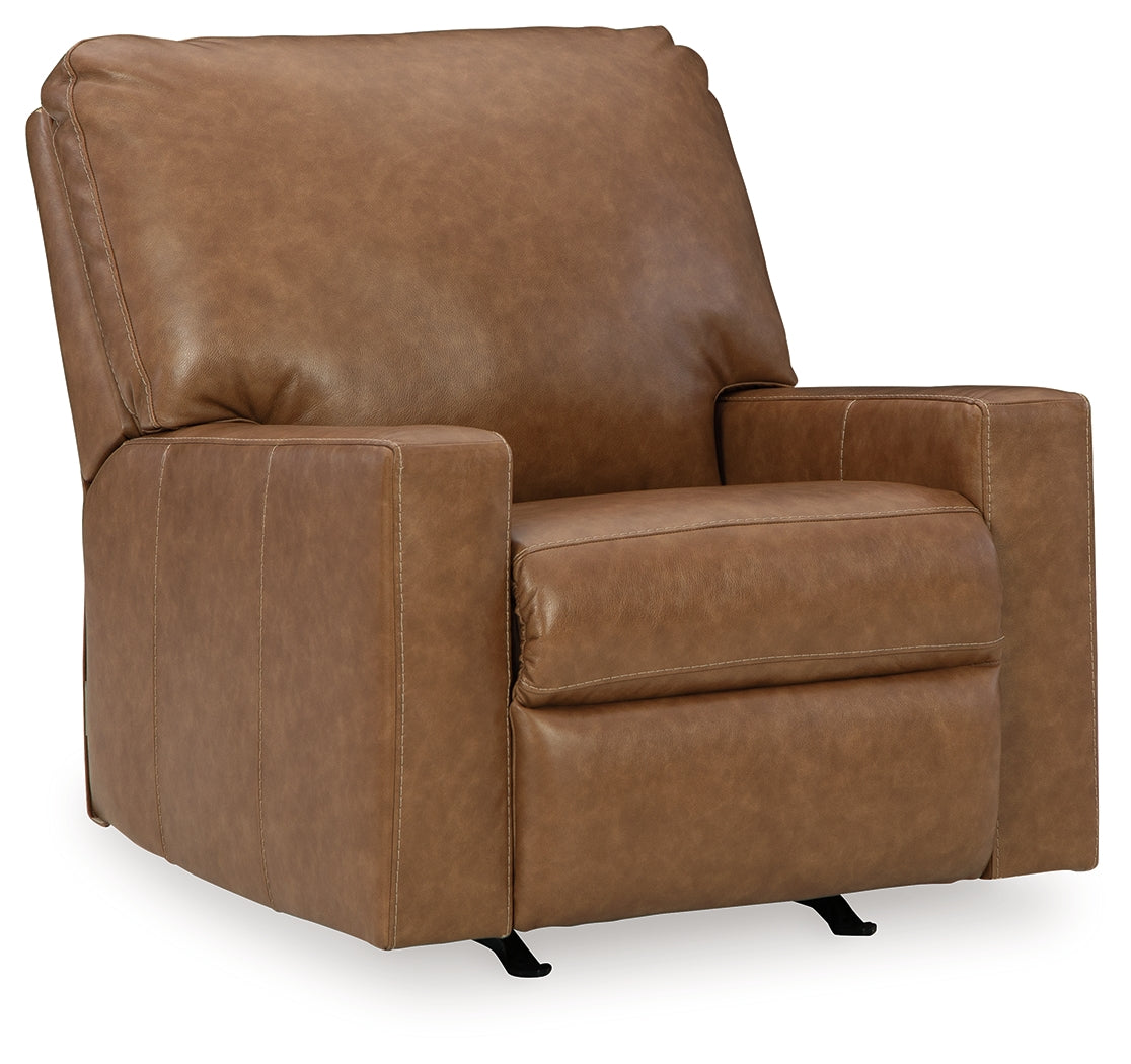 Bolsena Caramel Recliner from Ashley - Luna Furniture