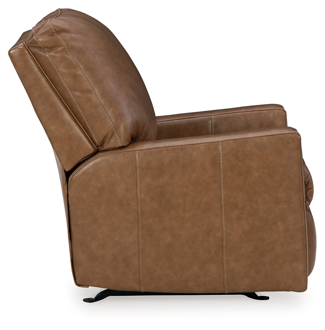 Bolsena Caramel Recliner from Ashley - Luna Furniture