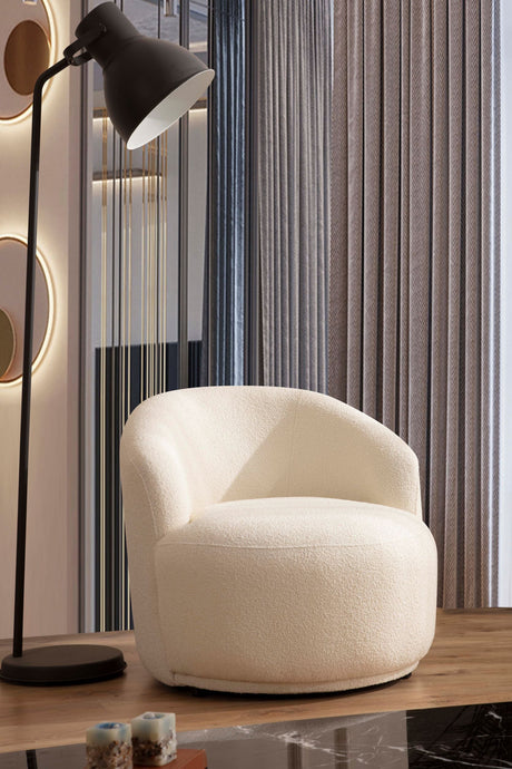 Bonita Ivory Boucle Sofa & Loveseat from Nova Furniture - Luna Furniture