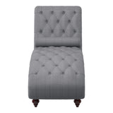 Bonne Gray Chaise from Homelegance - Luna Furniture
