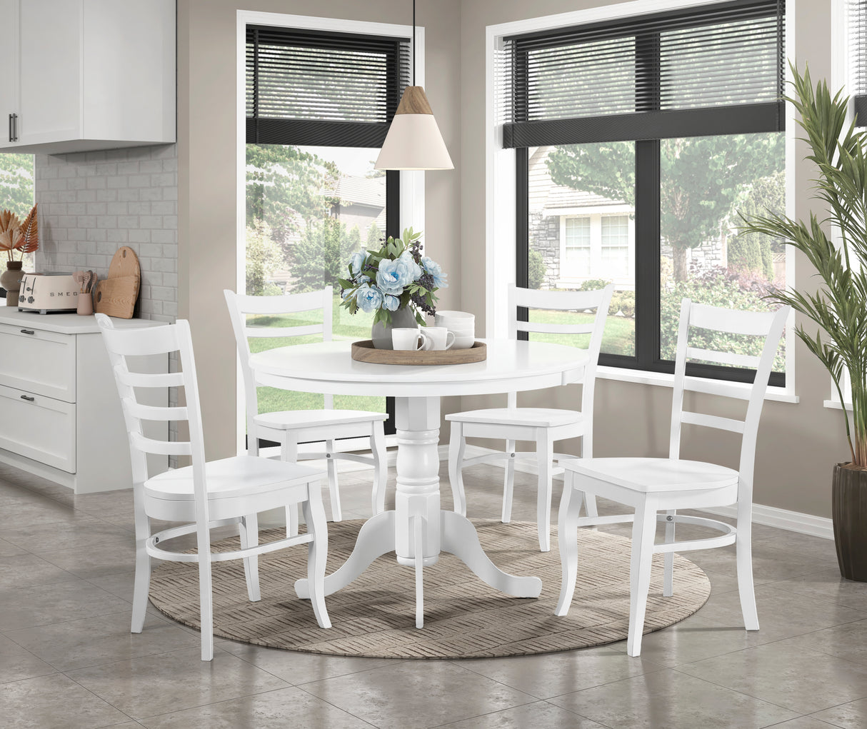Bonnie White 32" Round Dining Set from Homelegance - Luna Furniture