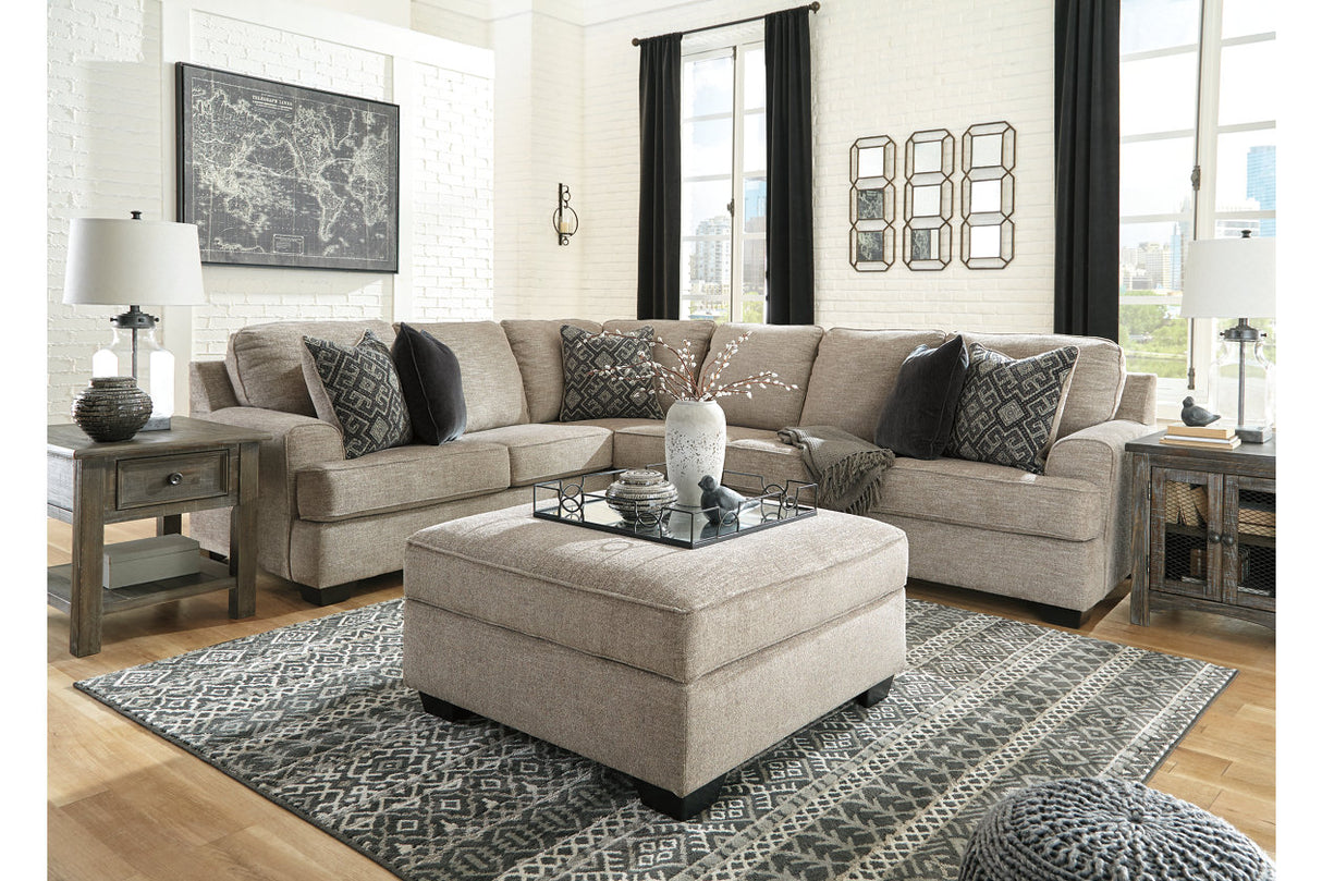 Bovarian Stone 3-Piece LAF Sectional from Ashley - Luna Furniture