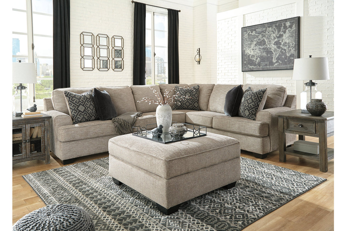Bovarian Stone 3-Piece RAF Sectional from Ashley - Luna Furniture
