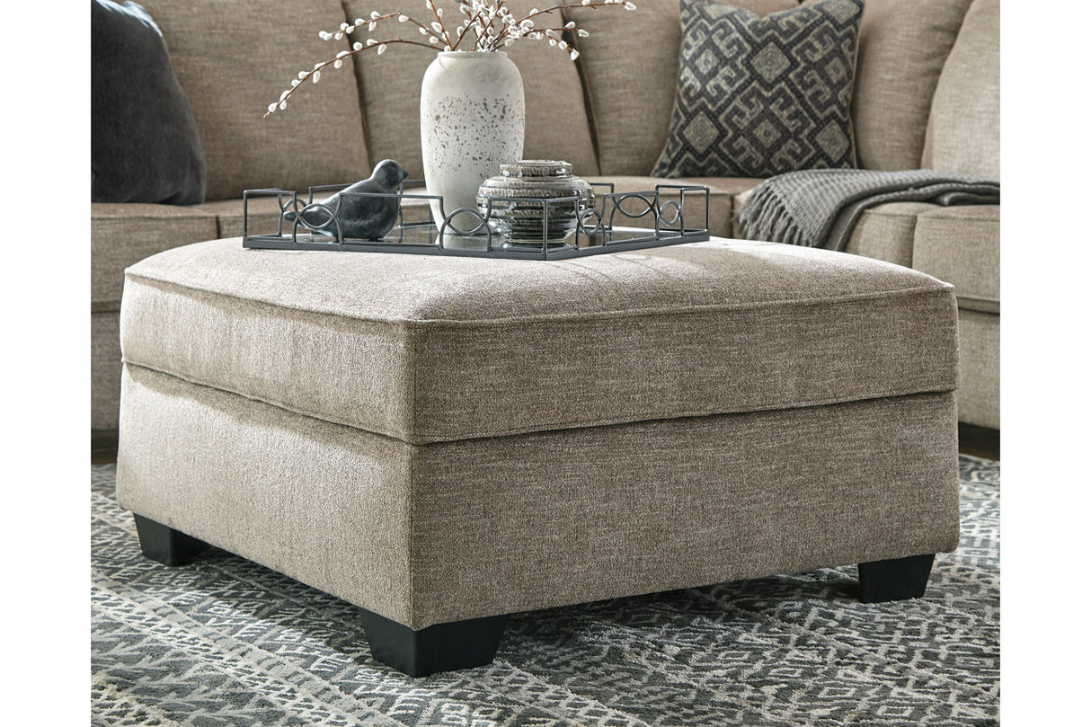 Bovarian Stone Ottoman from Ashley - Luna Furniture
