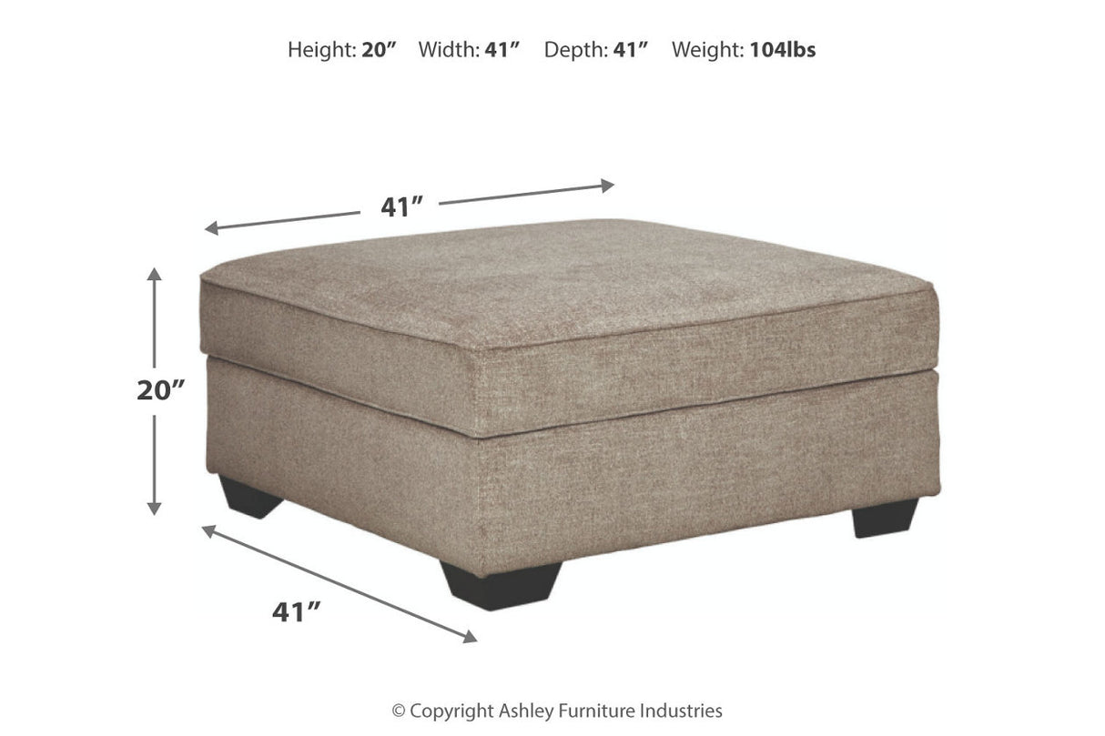 Bovarian Stone Ottoman from Ashley - Luna Furniture