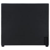 Bowfield Charcoal Upholstered Bed with Nailhead Trim from Coaster - Luna Furniture