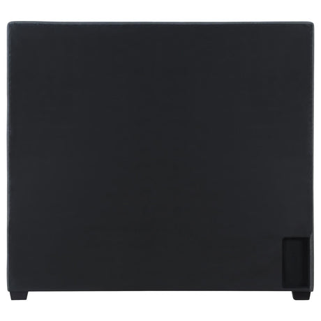 Bowfield Charcoal Upholstered Bed with Nailhead Trim from Coaster - Luna Furniture