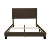 Boyd Charcoal Upholstered Queen Bed with Nailhead Trim from Coaster - Luna Furniture