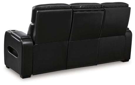 Boyington Black Power Reclining Sofa from Ashley - Luna Furniture