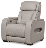 Boyington Gray Power Recliner from Ashley - Luna Furniture