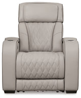 Boyington Gray Power Recliner from Ashley - Luna Furniture