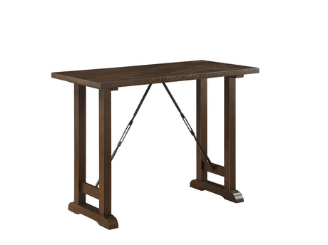 Bracknell Brown Cherry 3-Piece Counter Height Set from Homelegance - Luna Furniture