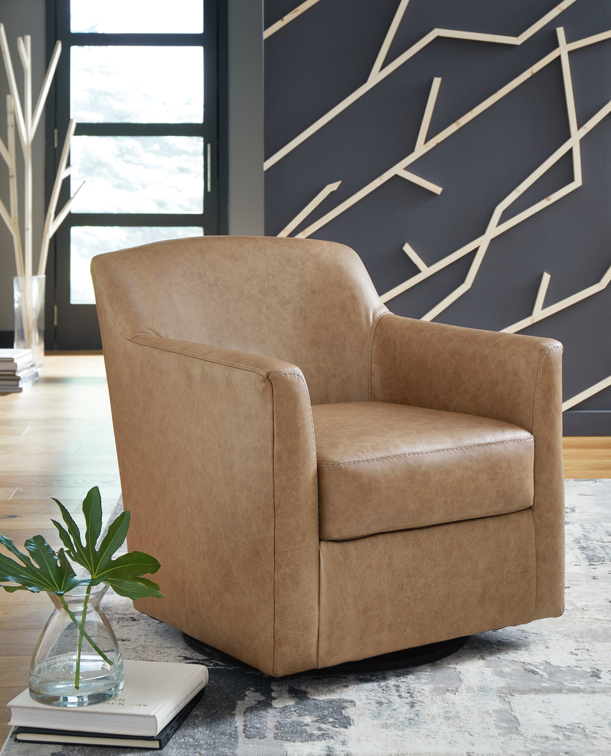 Bradney Tumbleweed Swivel Accent Chair from Ashley - Luna Furniture