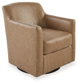 Bradney Tumbleweed Swivel Accent Chair from Ashley - Luna Furniture