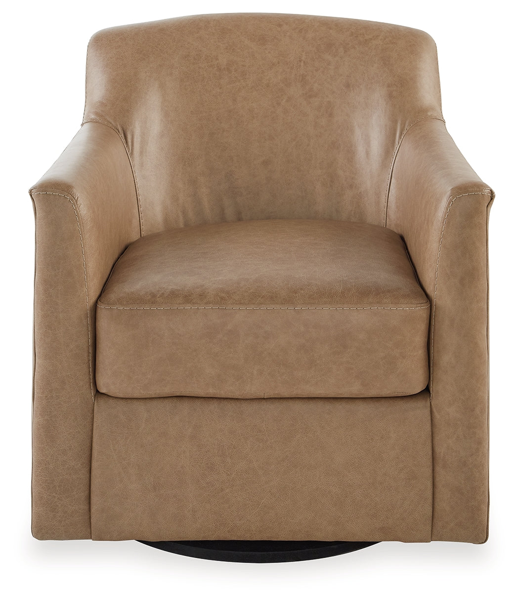 Bradney Tumbleweed Swivel Accent Chair from Ashley - Luna Furniture